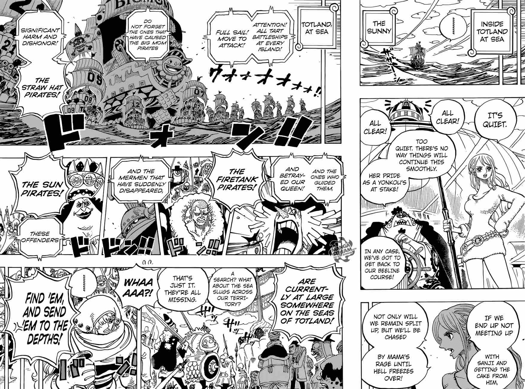 One Piece Chapter 885 page 13 - Chapter 885: It's Brûlée!!!