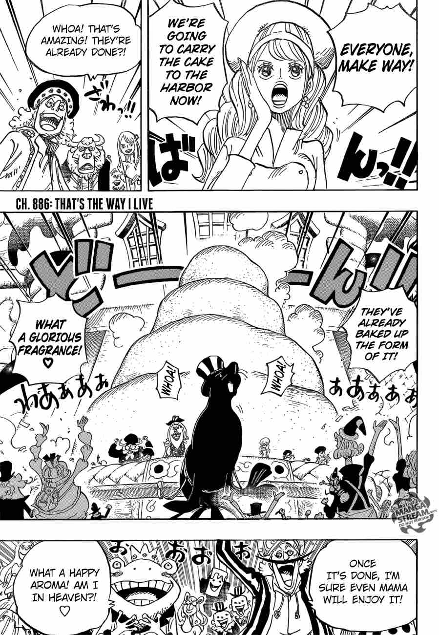 One Piece Chapter 886 page 2 - Chapter 886: Way of Life