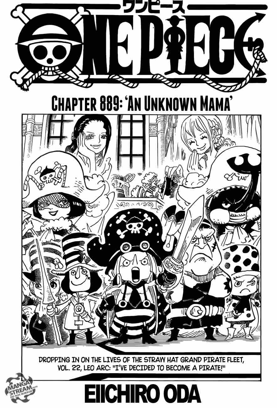 One Piece Chapter 889 page 1 - Chapter 889: Unfamiliar Mama
