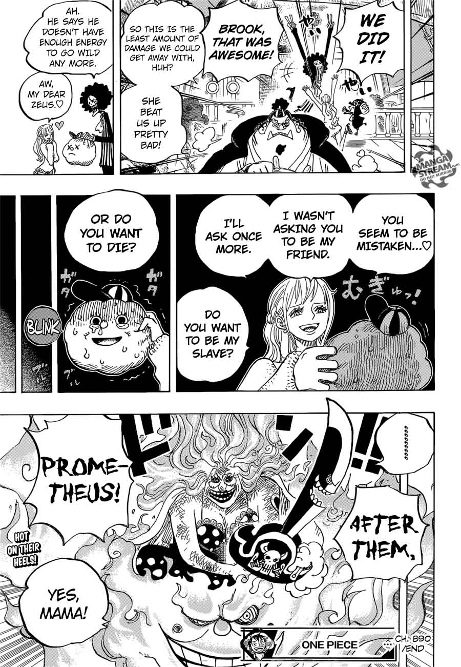 One Piece Chapter 890 page 17 - Chapter 890: Big Mom on the Ship