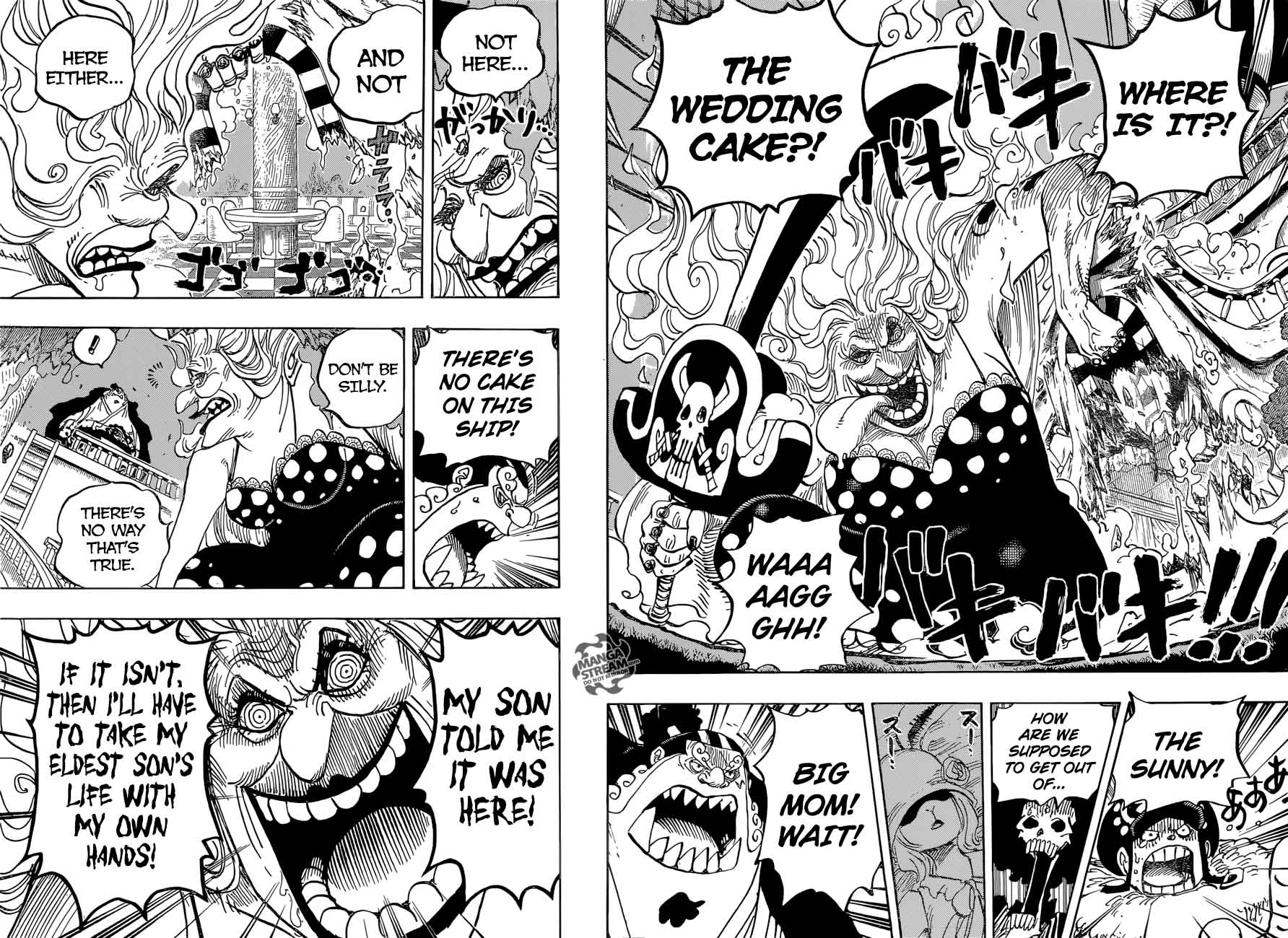 One Piece Chapter 890 page 4 - Chapter 890: Big Mom on the Ship