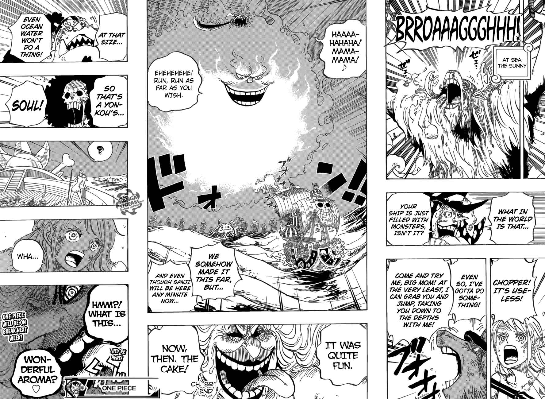 One Piece manga, chapter 891, page 16 of 19