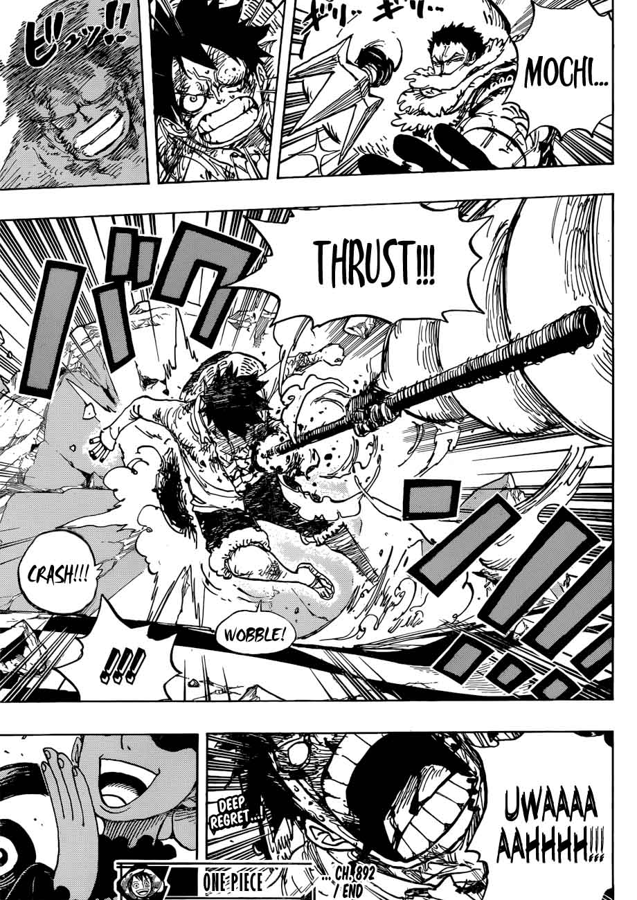 One Piece manga, chapter 892, page 17 of 20