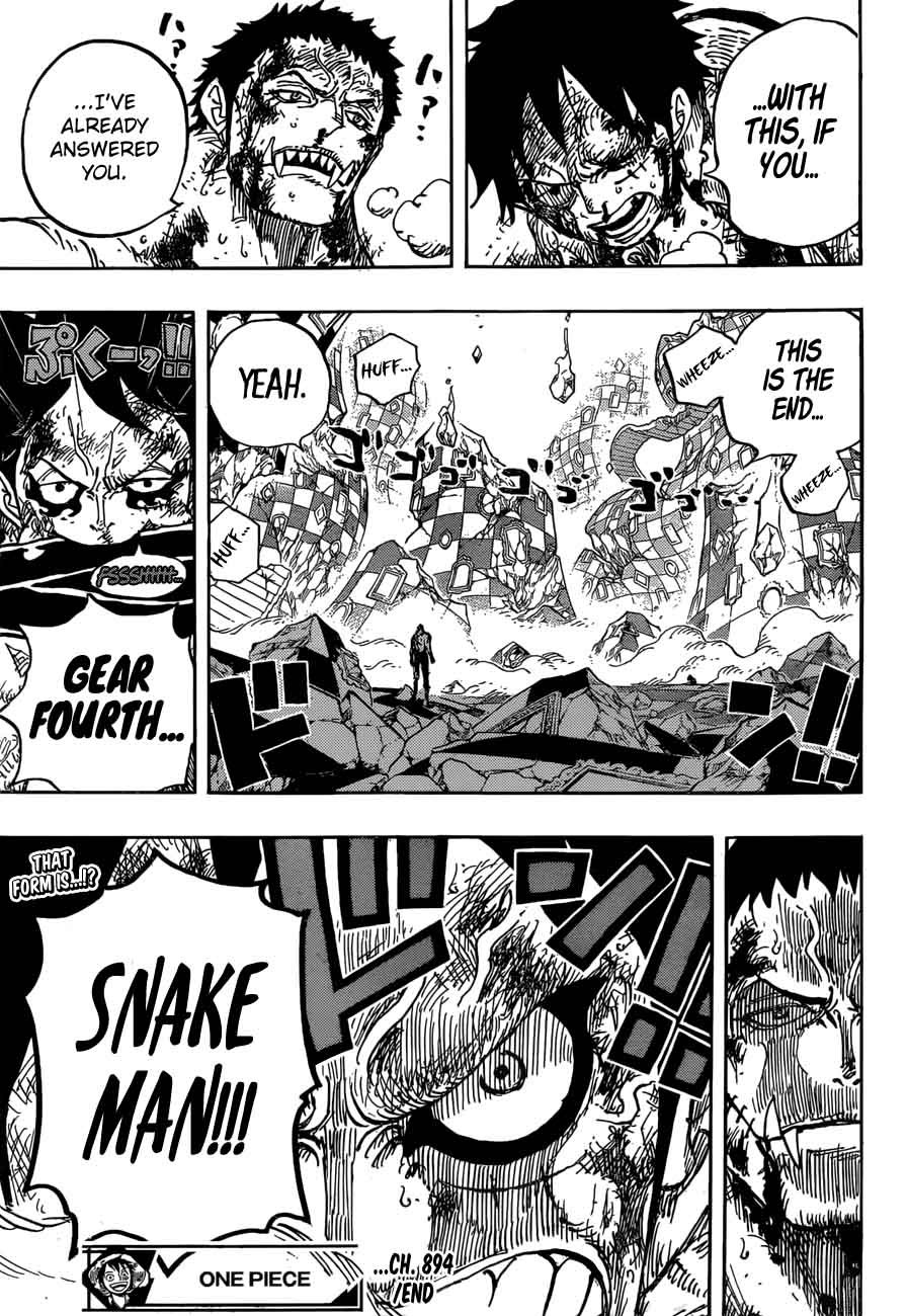 One Piece Chapter 894 page 16 - Chapter 894: 12:05