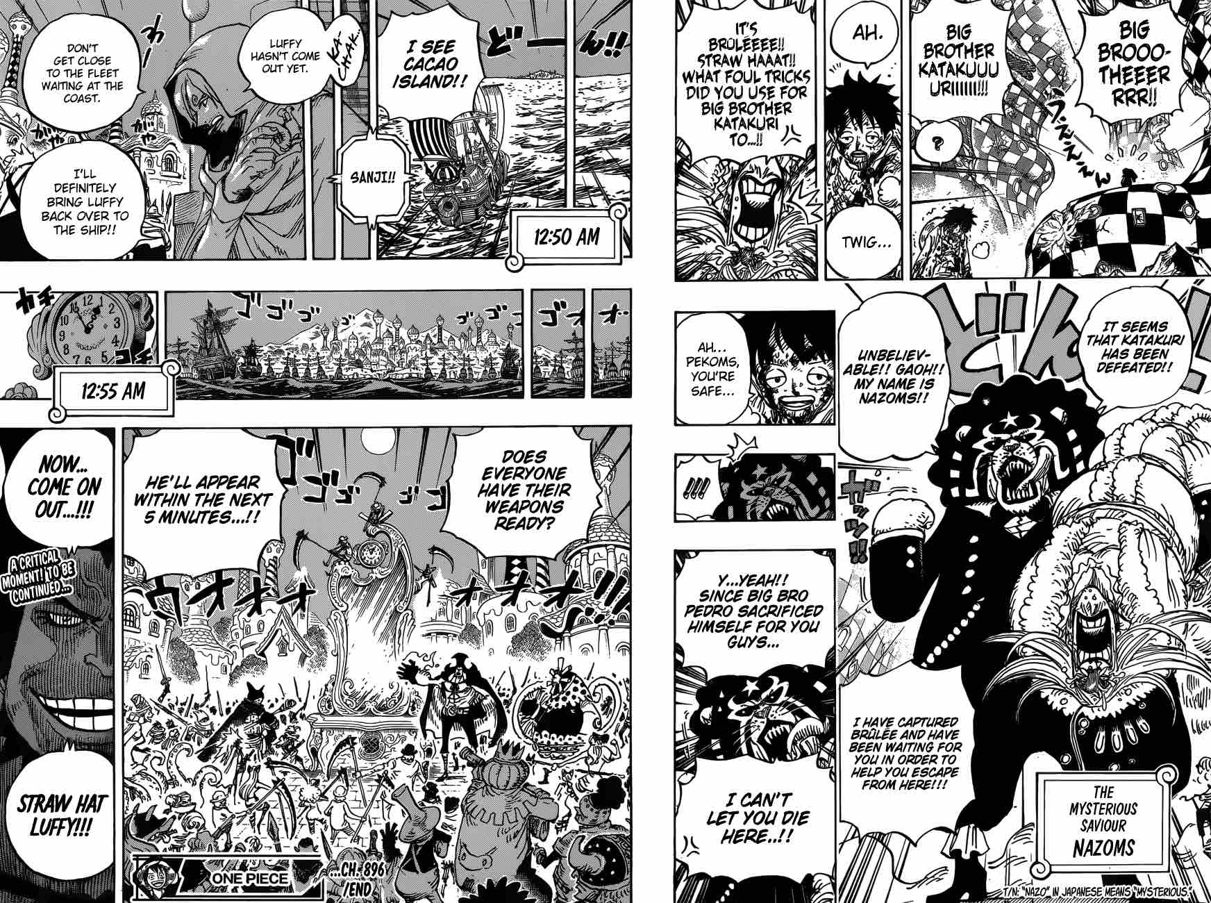 One Piece manga, chapter 896, page 16 of 19