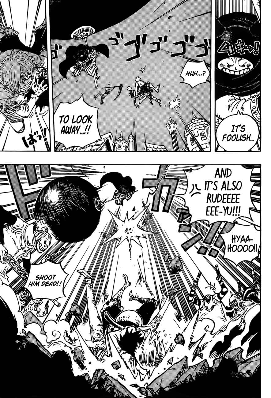 One Piece Chapter 897 page 12 - Chapter 897: Pekoms' Cacao Island Escape Plan