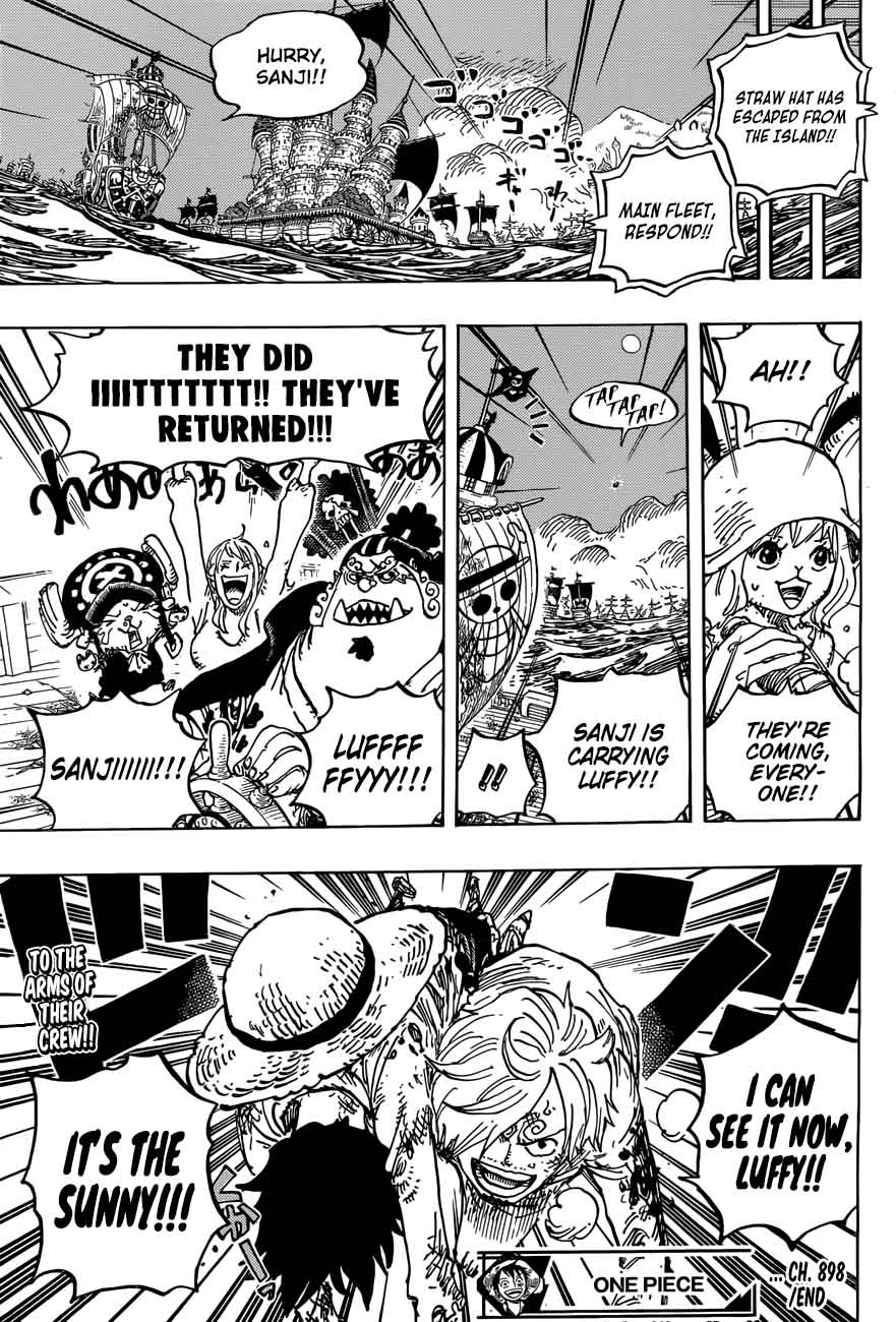 One Piece Chapter 898 page 14 - Chapter 898: We'll Definitely Return