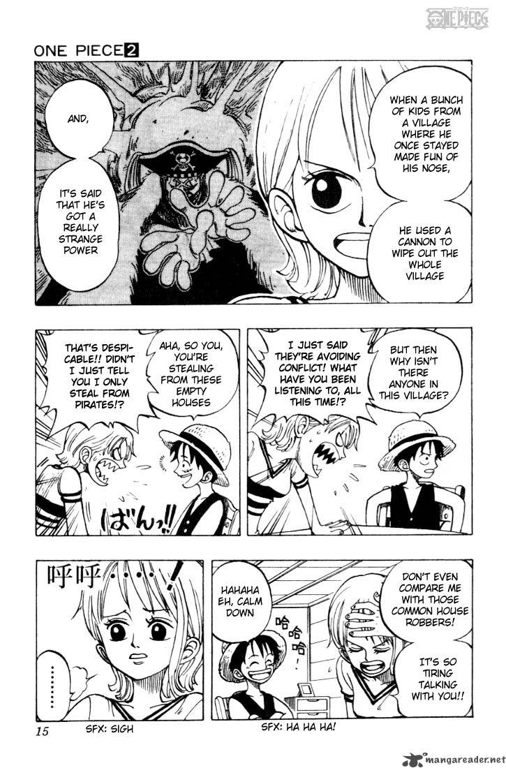 One Piece Chapter 9 page 15 - Chapter 9: Devilish Woman