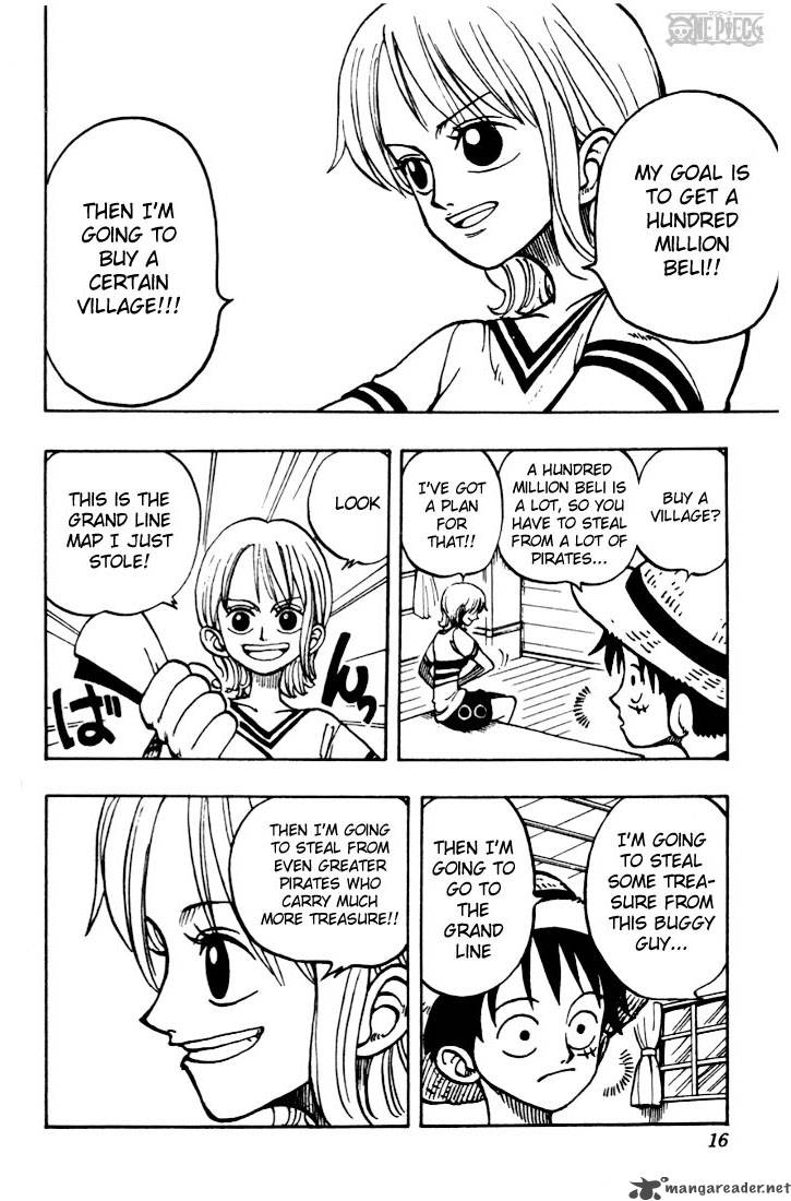 One Piece Chapter 9 page 16 - Chapter 9: Devilish Woman