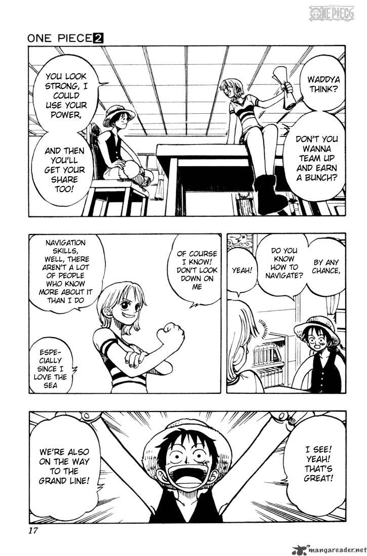 One Piece Chapter 9 page 17 - Chapter 9: Devilish Woman