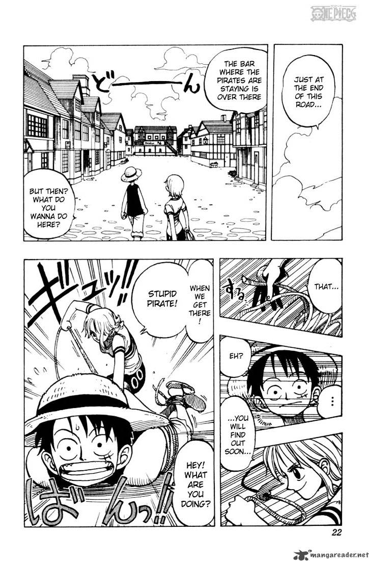 One Piece Chapter 9 page 22 - Chapter 9: Devilish Woman