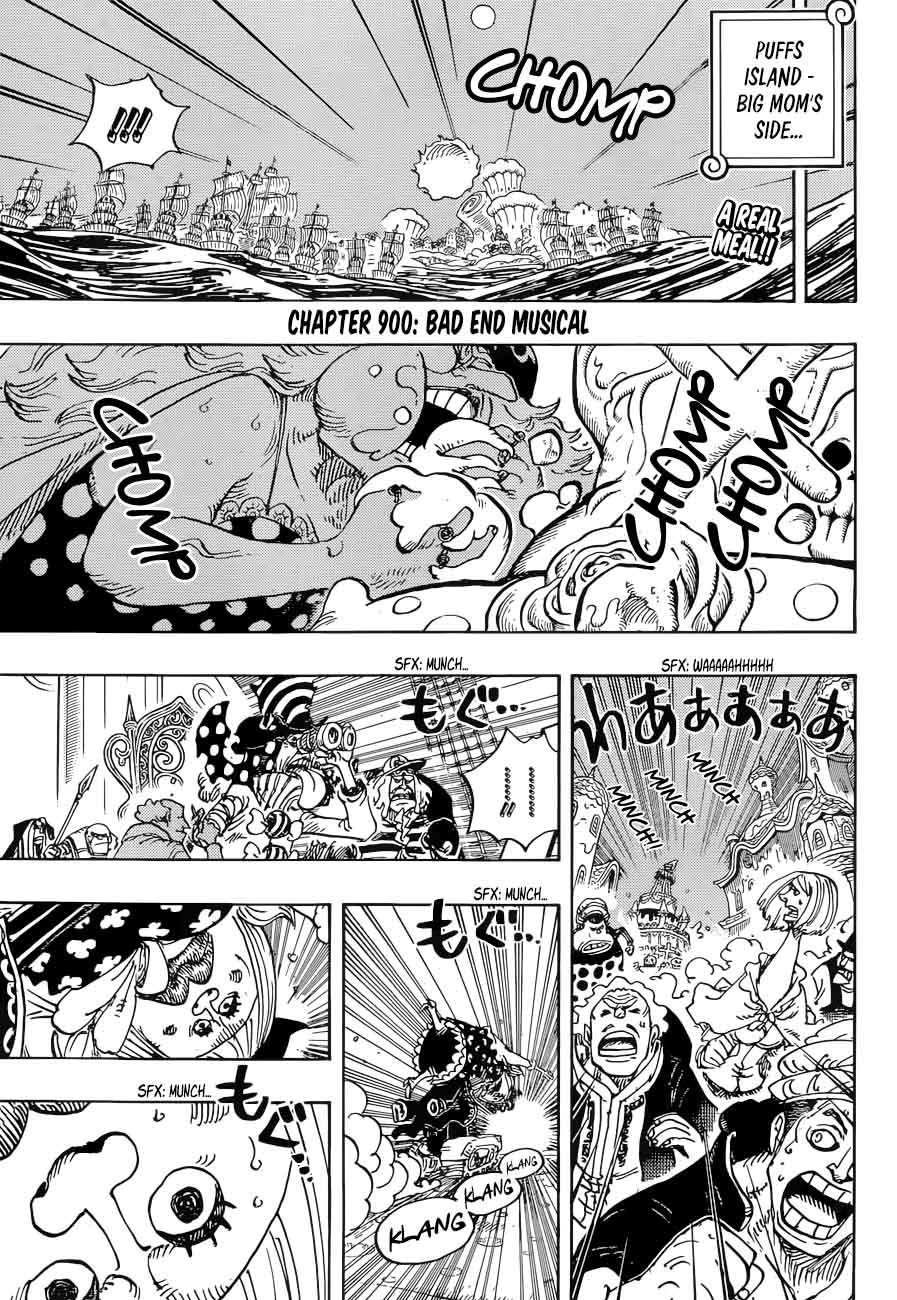 One Piece Chapter 900 page 3 - Chapter 900: Bad End Musical