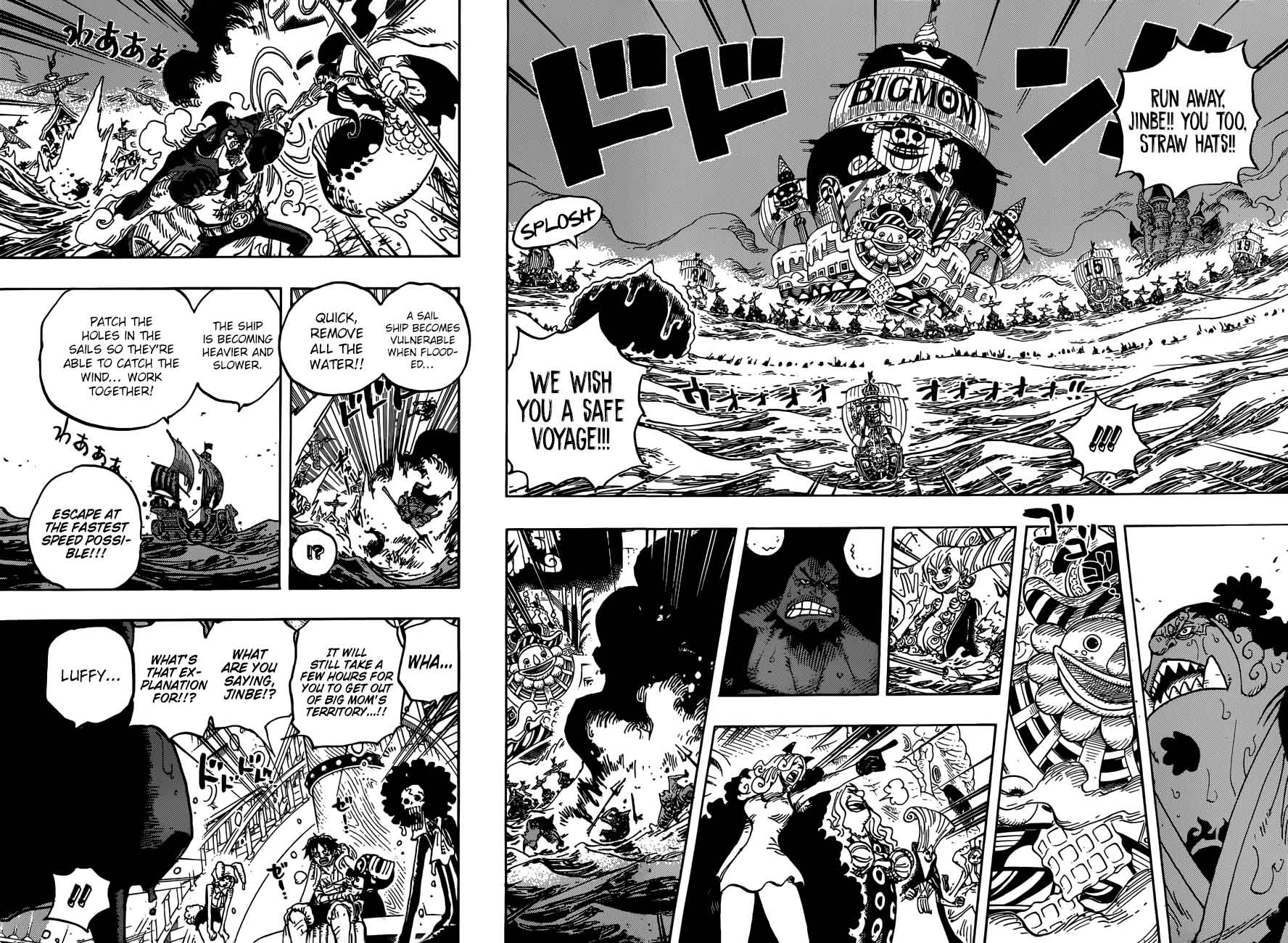 One Piece Chapter 901 page 10 - Chapter 901: Even If You Die, Don't Die!!!