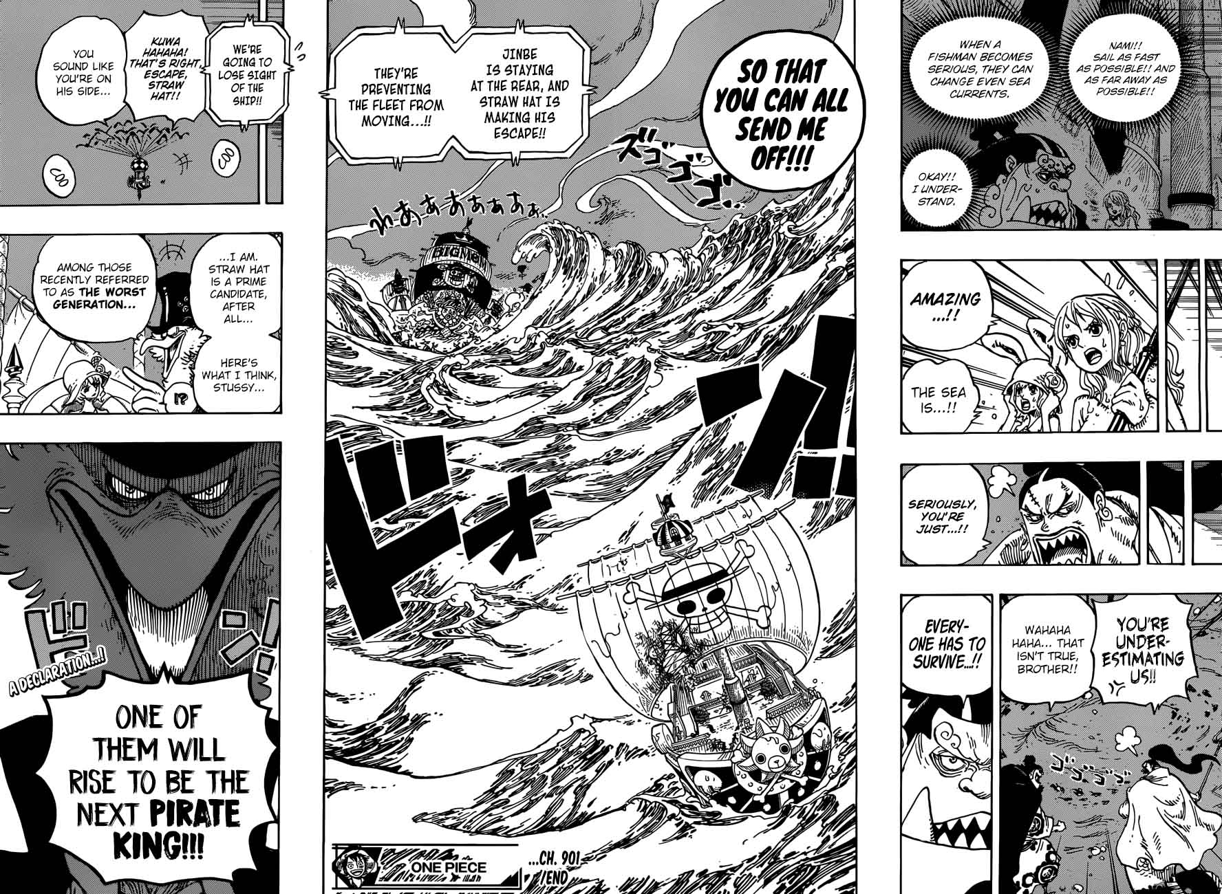 One Piece Chapter 901 page 15 - Chapter 901: Even If You Die, Don't Die!!!