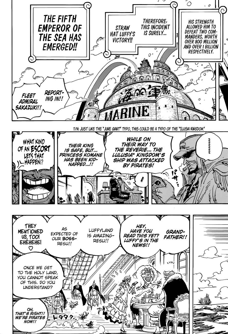 One Piece Chapter 903 page 9 - Chapter 903: Fifth Emperor