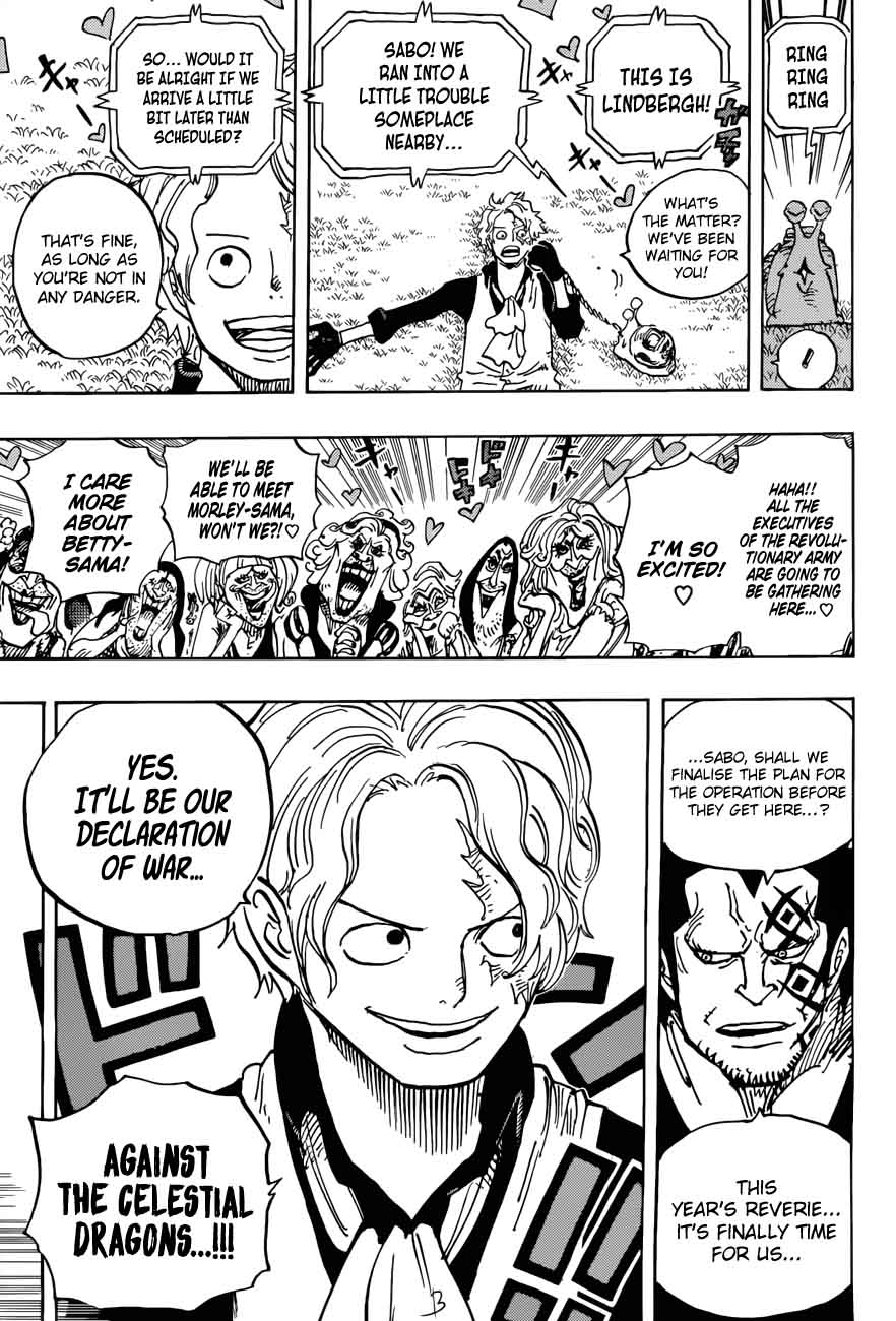 One Piece Chapter 904 page 3 - Chapter 904: Introducing the Revolutionary Army Commanders