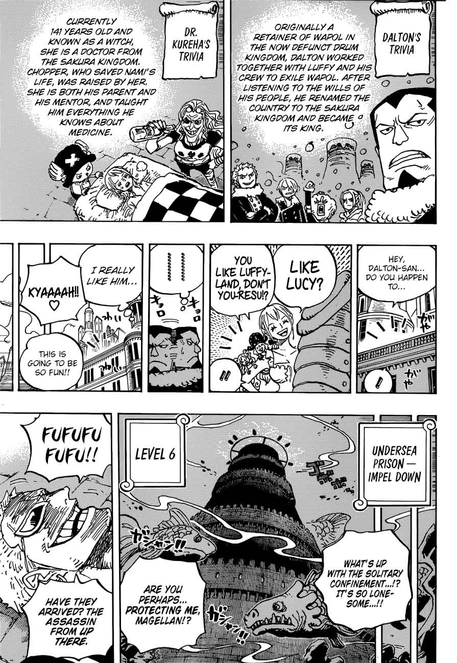 One Piece manga, chapter 906, page 16 of 20