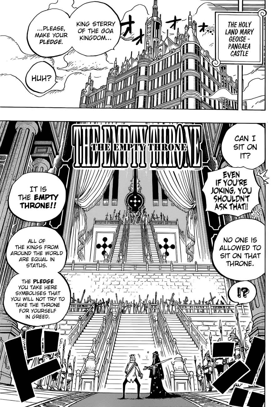 One Piece Chapter 907 page 7 - Chapter 907: The Empty Throne
