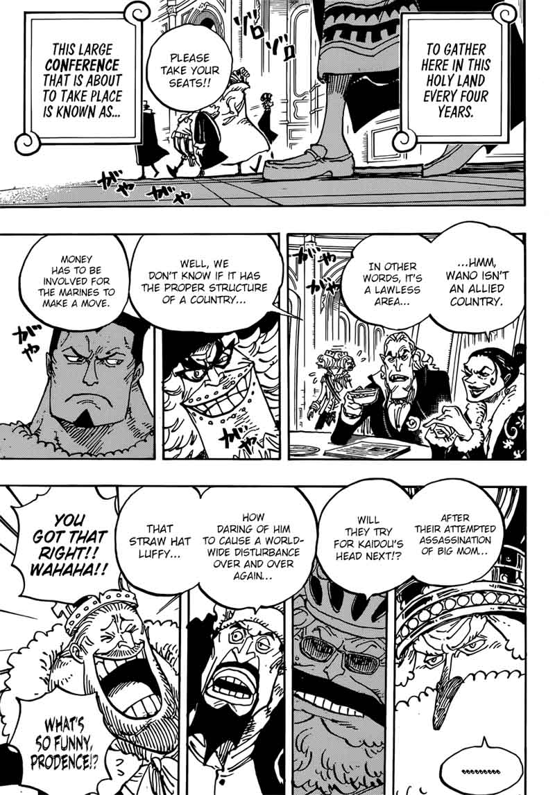 One Piece Chapter 908 page 10 - Chapter 908: The Levely Begins