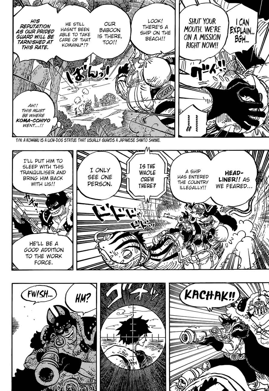 One Piece Chapter 911 page 5 - Chapter 911: Adventure in the Land of Samurai
