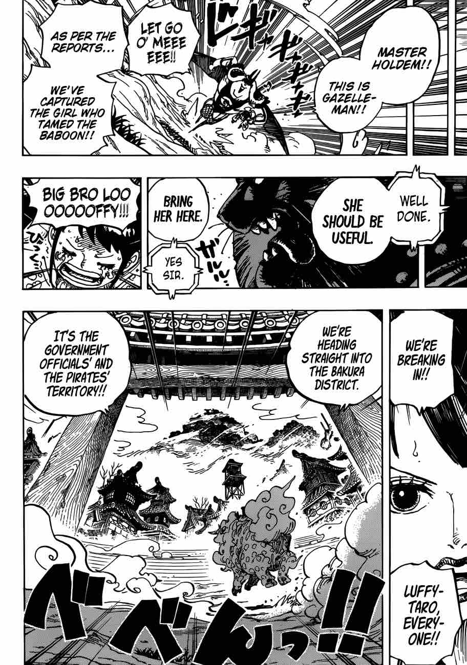One Piece Chapter 914 page 16 - Chapter 914: Okobore Town