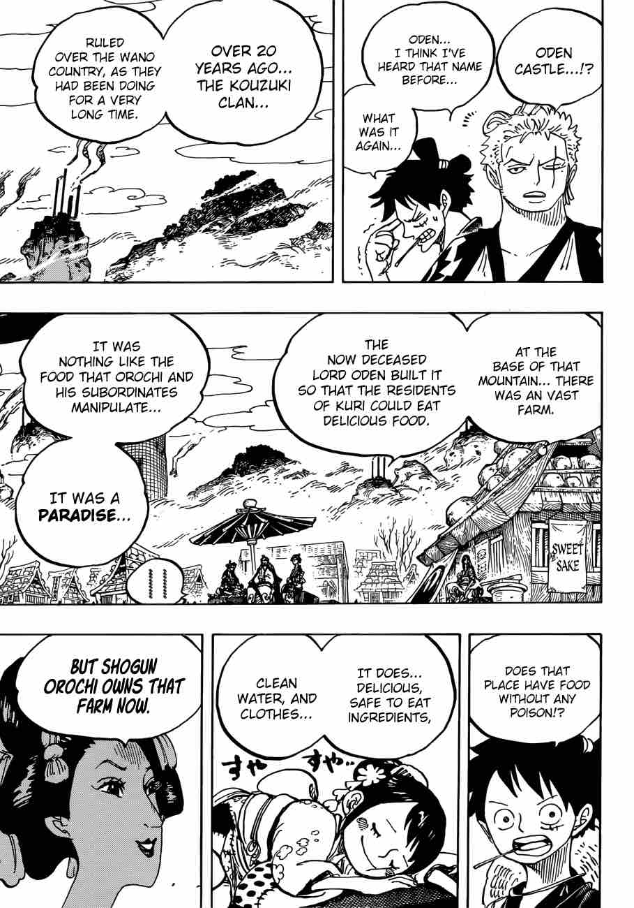 One Piece Chapter 914 page 9 - Chapter 914: Okobore Town