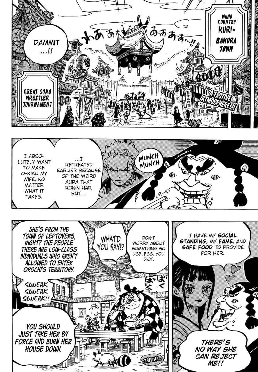 One Piece Chapter 915 page 2 - Chapter 915: Bakura Town