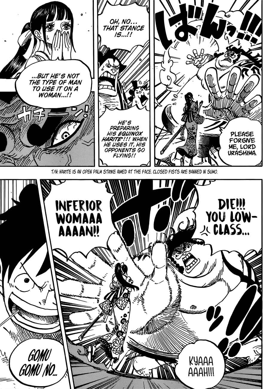 One Piece Chapter 916 page 5 - Chapter 916: Wano Country Grand Sumo Tournament