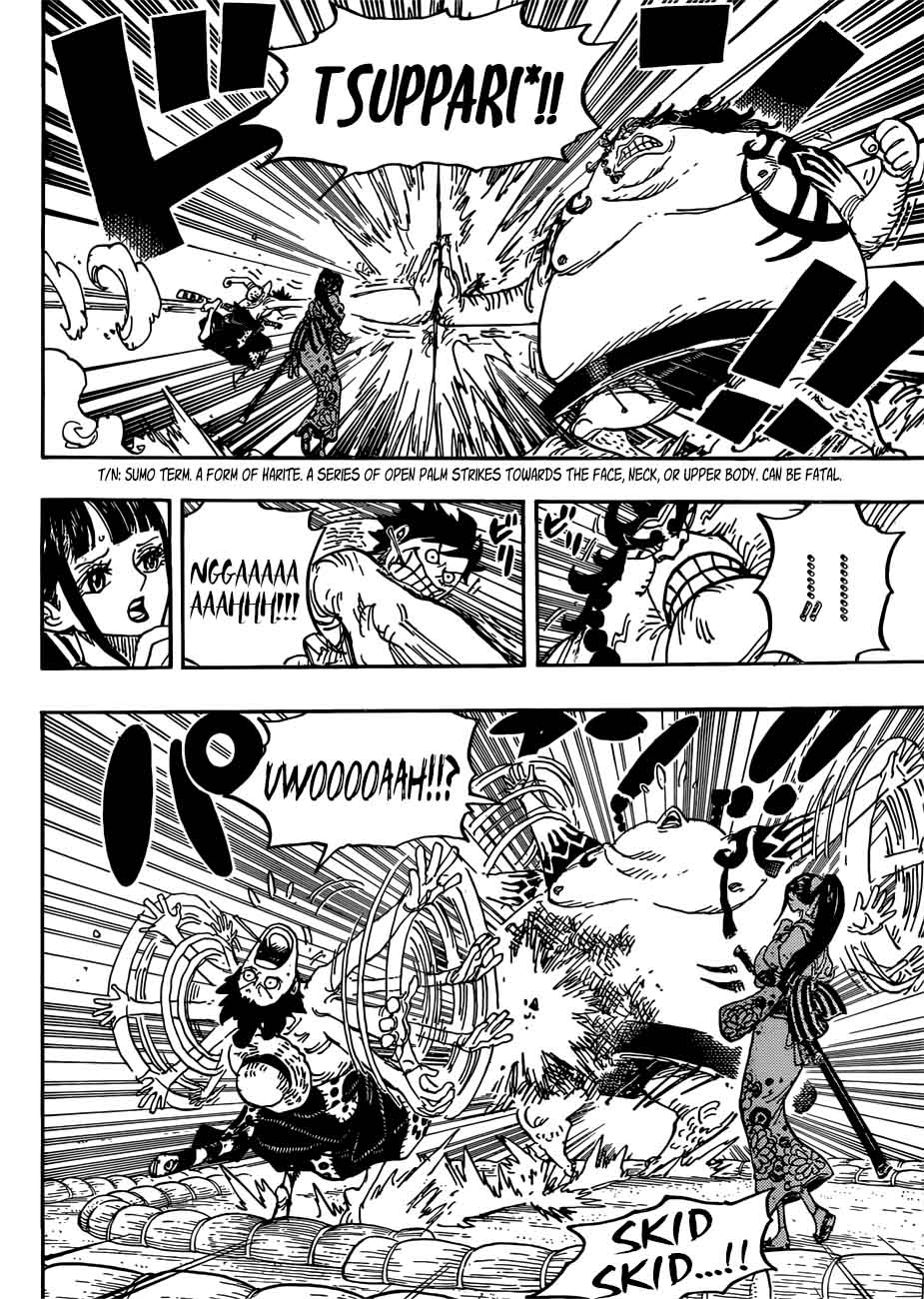 One Piece Chapter 916 page 6 - Chapter 916: Wano Country Grand Sumo Tournament