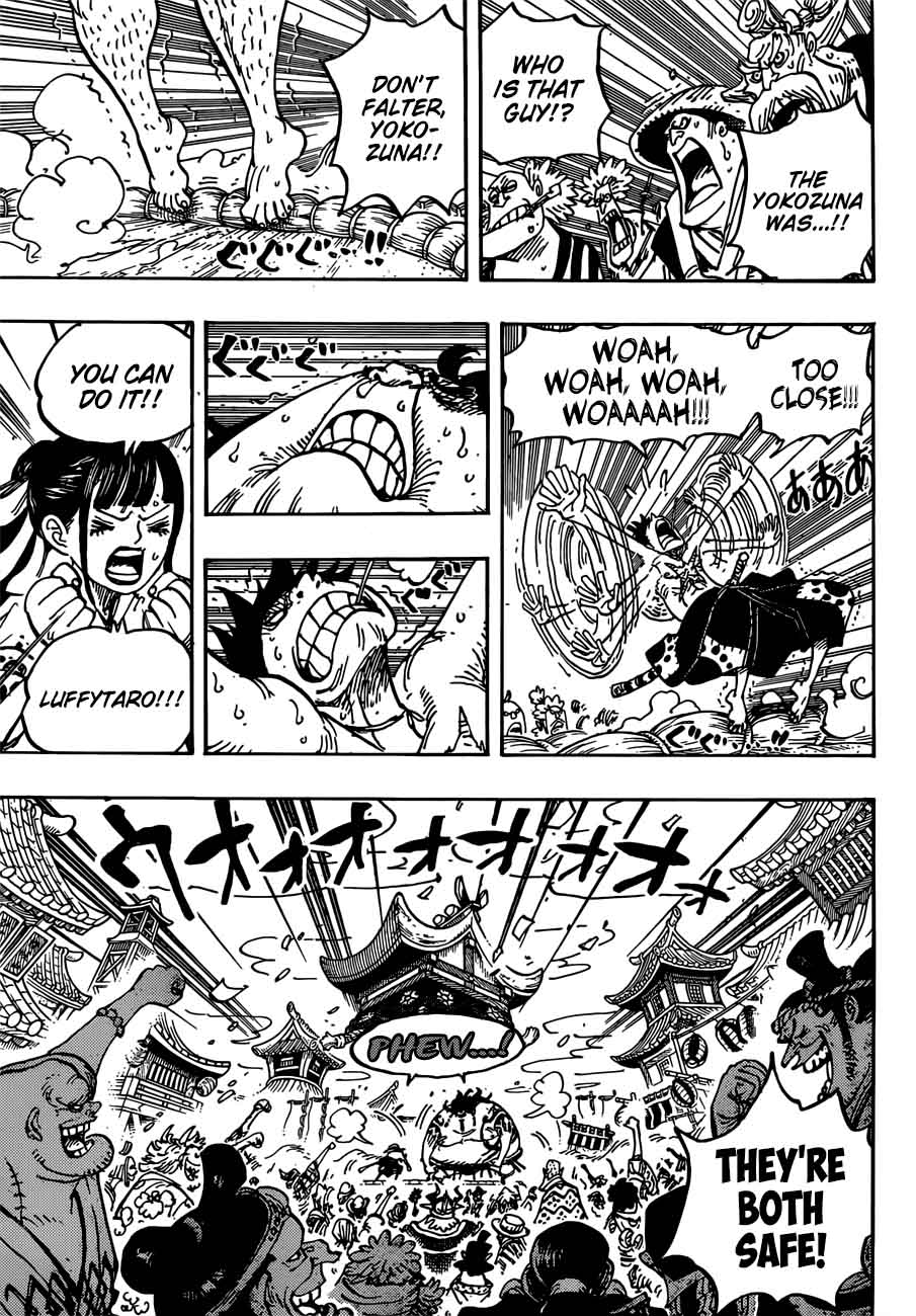 One Piece Chapter 916 page 7 - Chapter 916: Wano Country Grand Sumo Tournament