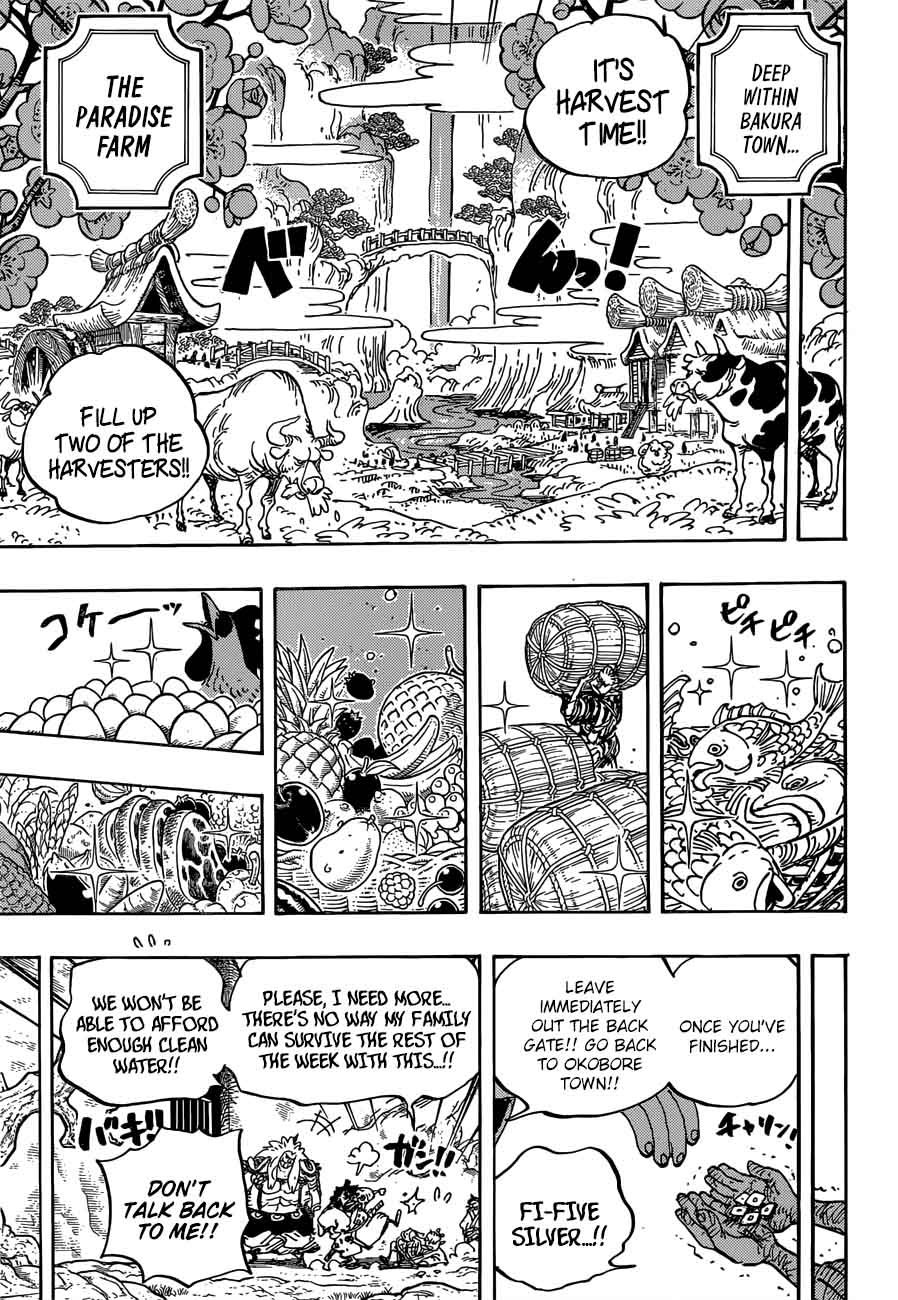 One Piece Chapter 917 page 3 - Chapter 917: The Treasure Ship of Provisions