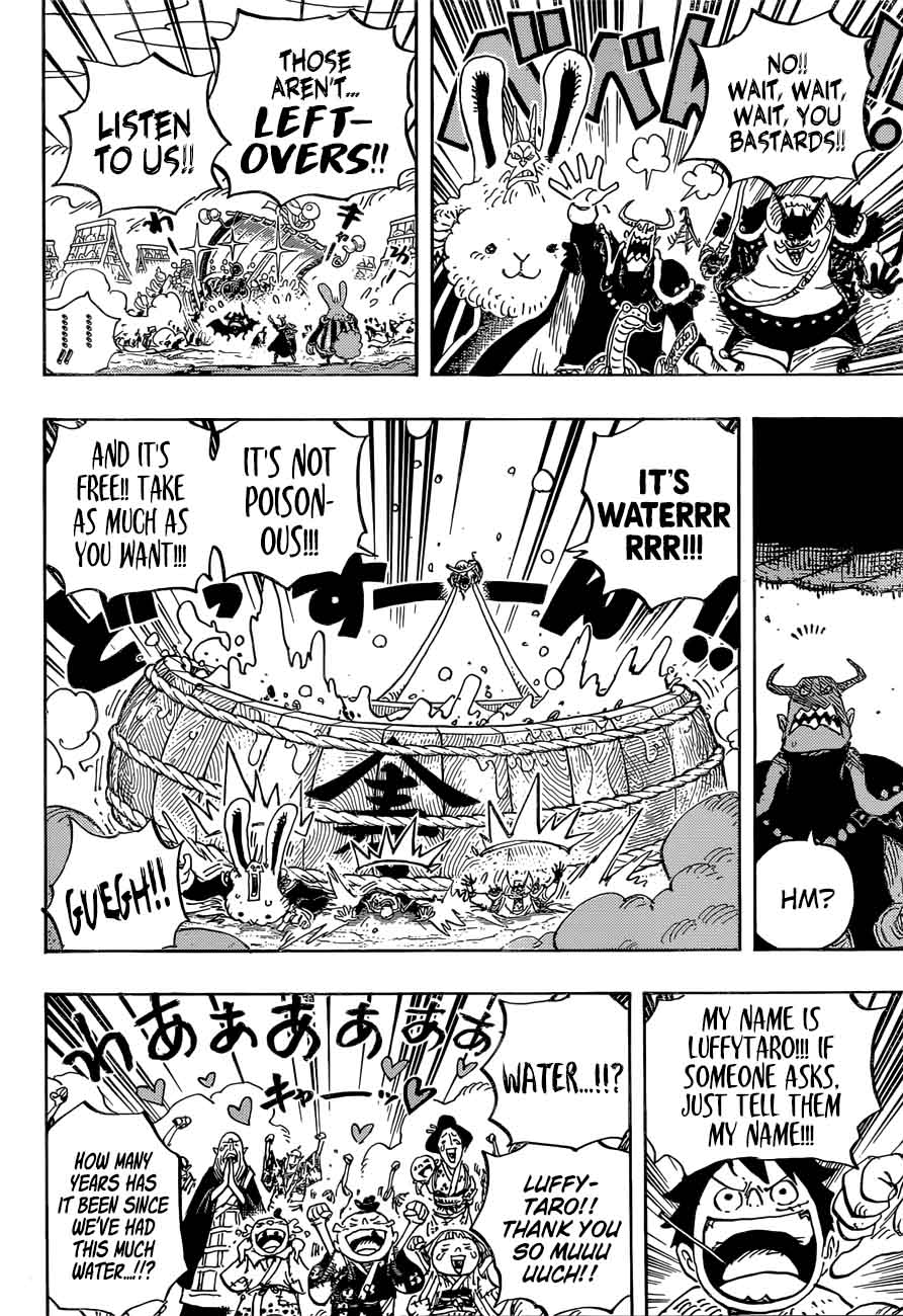 One Piece Chapter 918 page 13 - Chapter 918: Luffy-tarou Returns the Favor