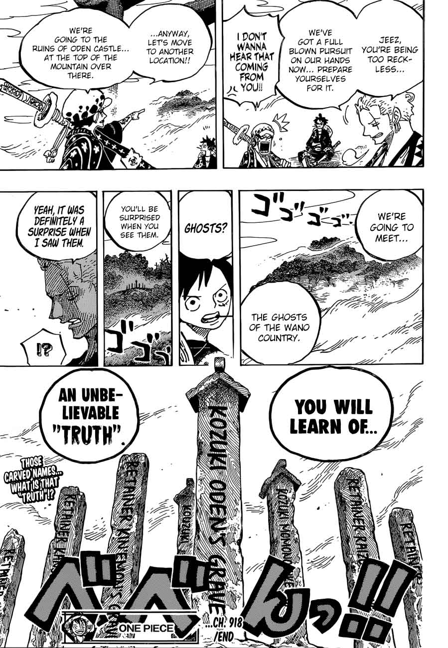 One Piece Chapter 918 page 16 - Chapter 918: Luffy-tarou Returns the Favor