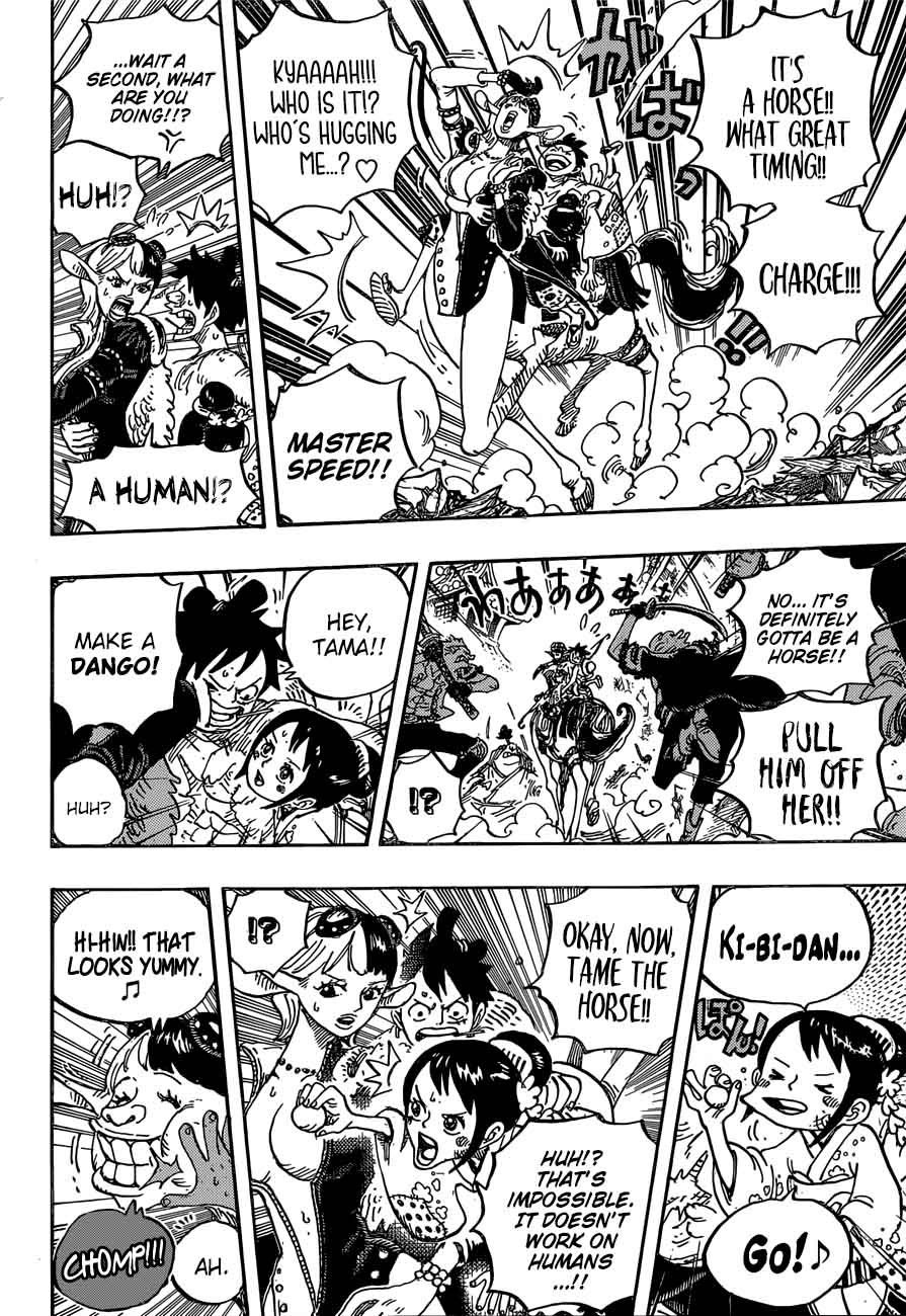One Piece Chapter 918 page 4 - Chapter 918: Luffy-tarou Returns the Favor