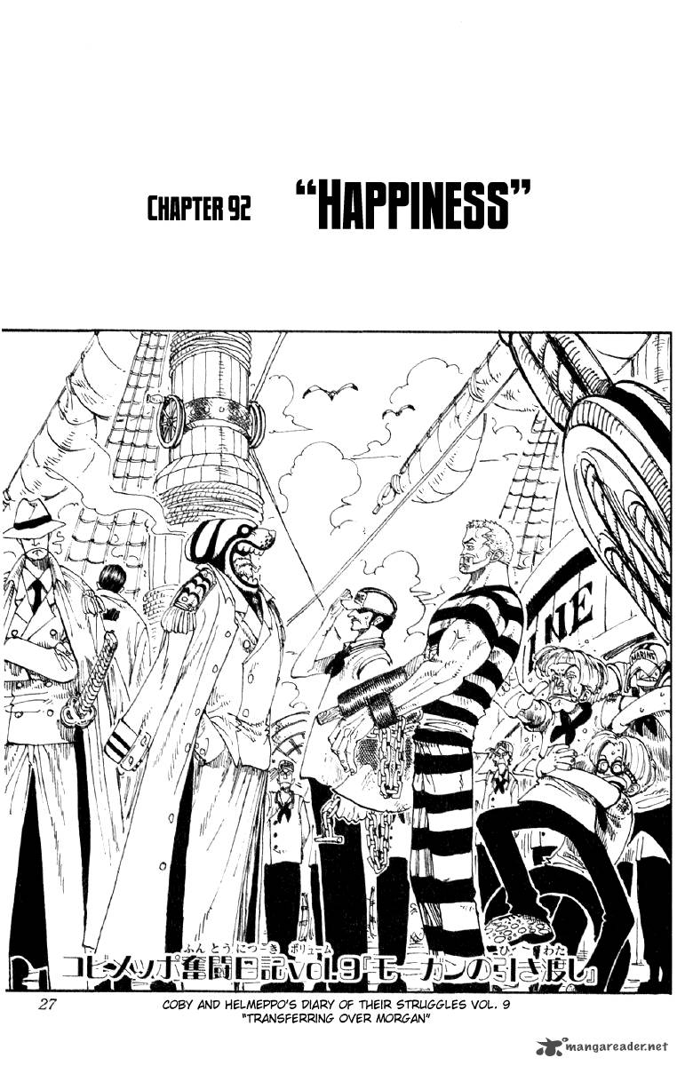 One Piece manga, chapter 92, page 2 of 24