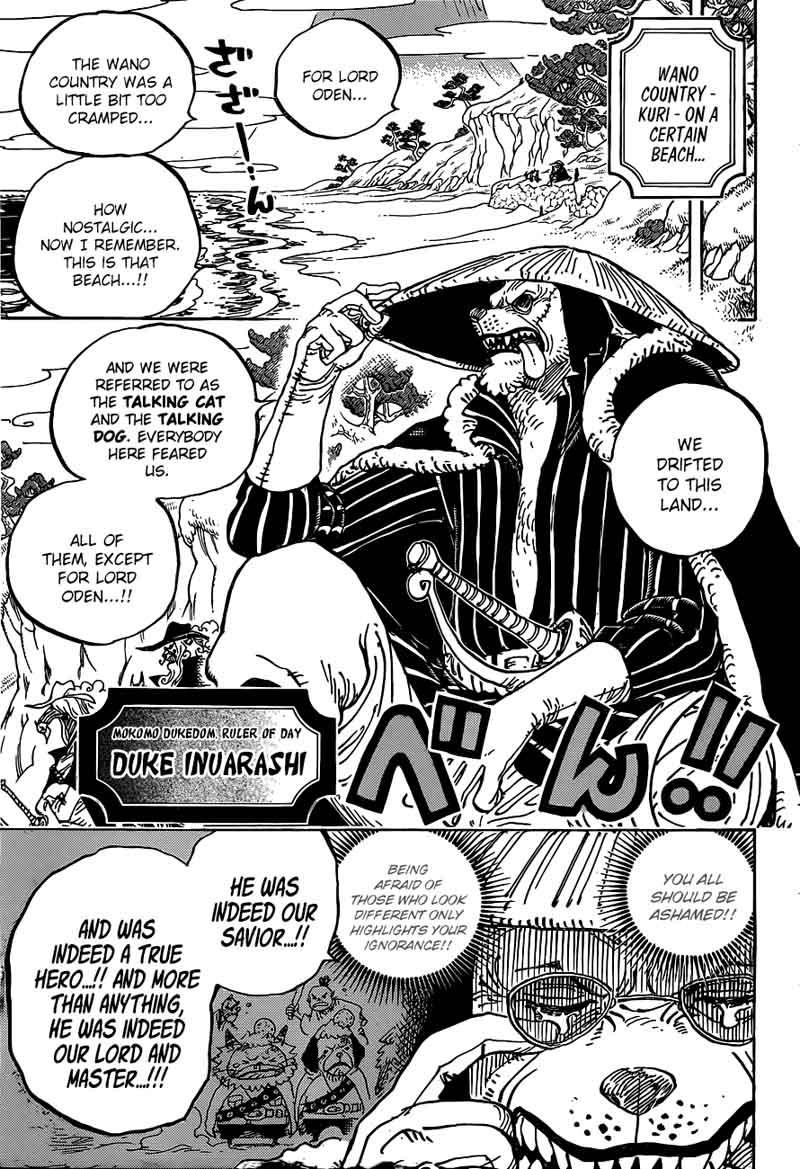 One Piece Chapter 920 page 5 - Chapter 920: I Love Oden
