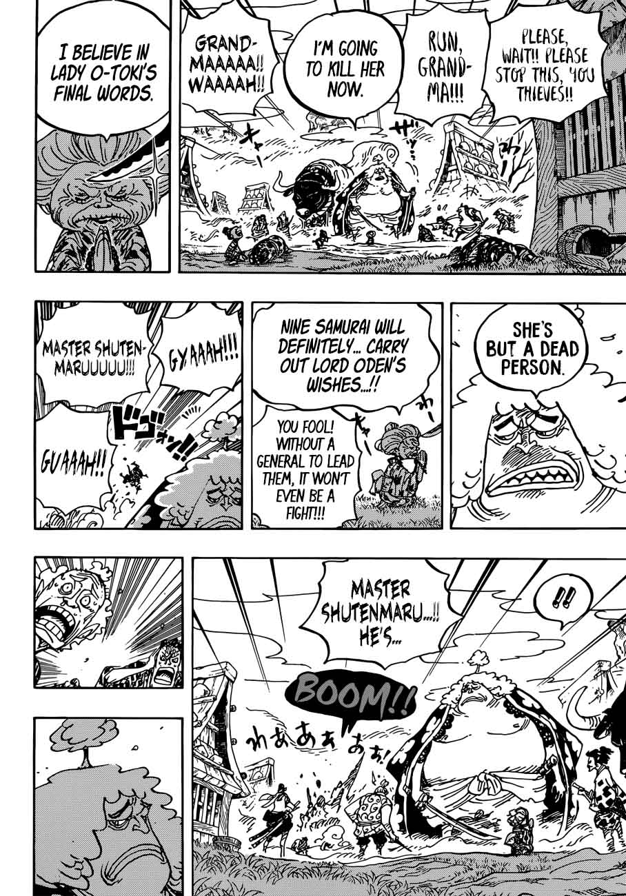 One Piece manga, chapter 921, page 13 of 21