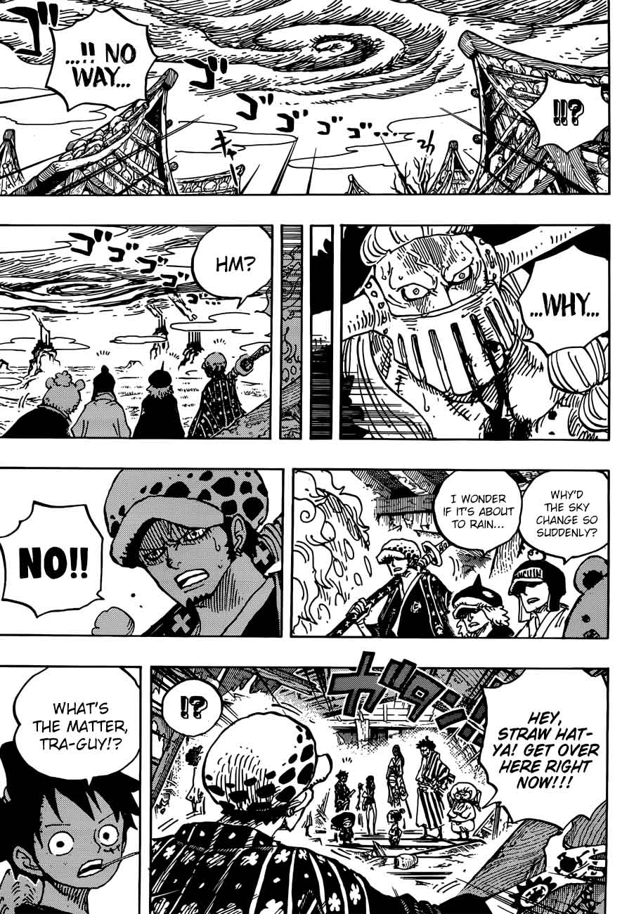 One Piece manga, chapter 921, page 17 of 21