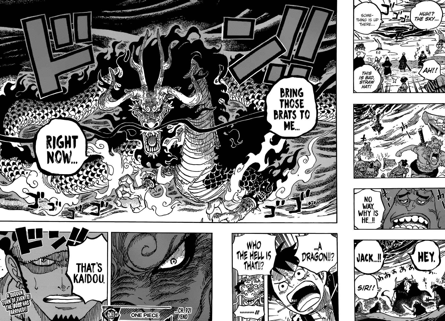 One Piece manga, chapter 921, page 18 of 21