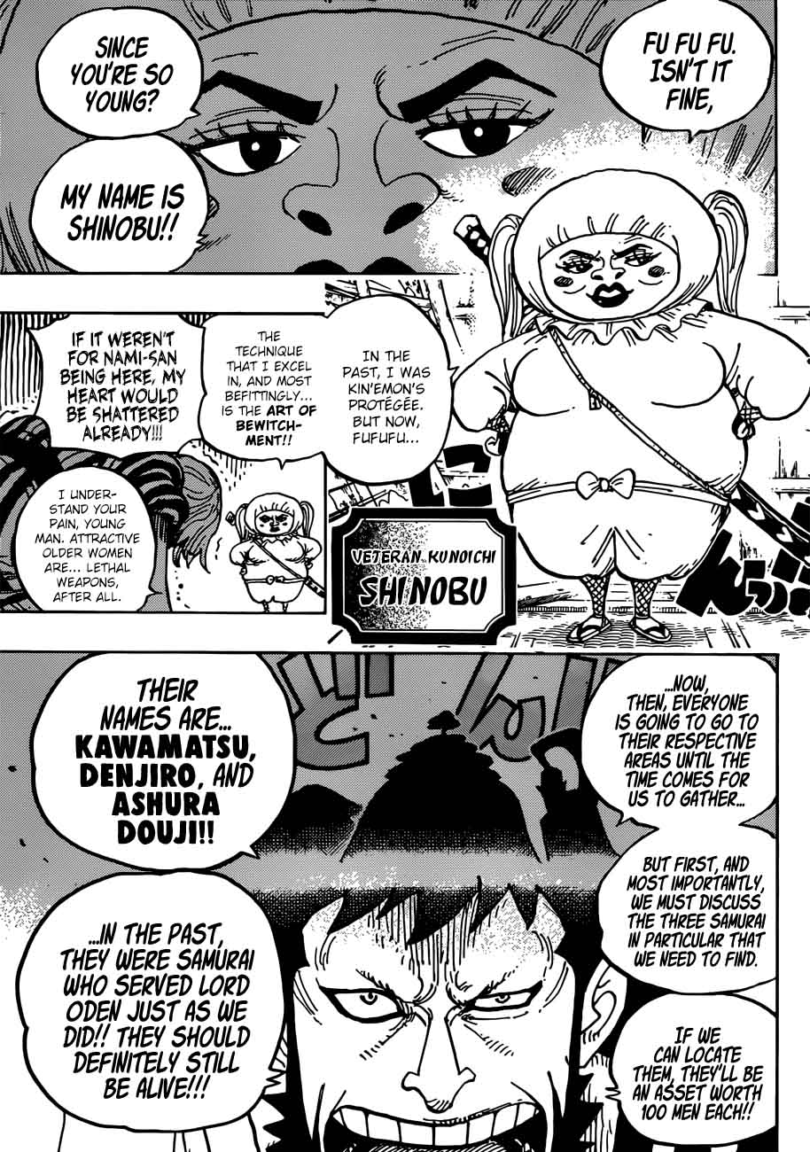 One Piece manga, chapter 921, page 10 of 21
