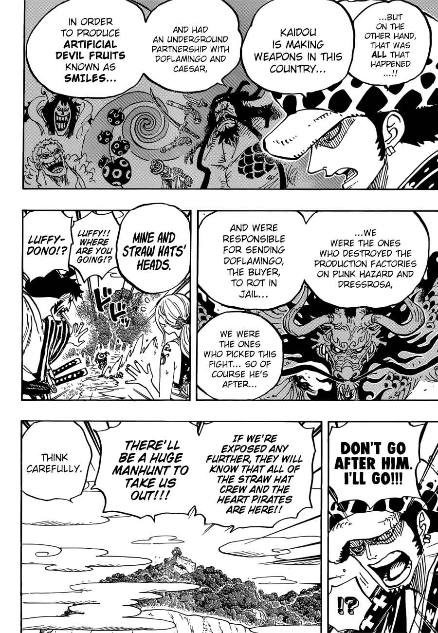 One Piece Chapter 922 page 4 - Chapter 922: Governor-General Kaidou of the Beasts Pirates