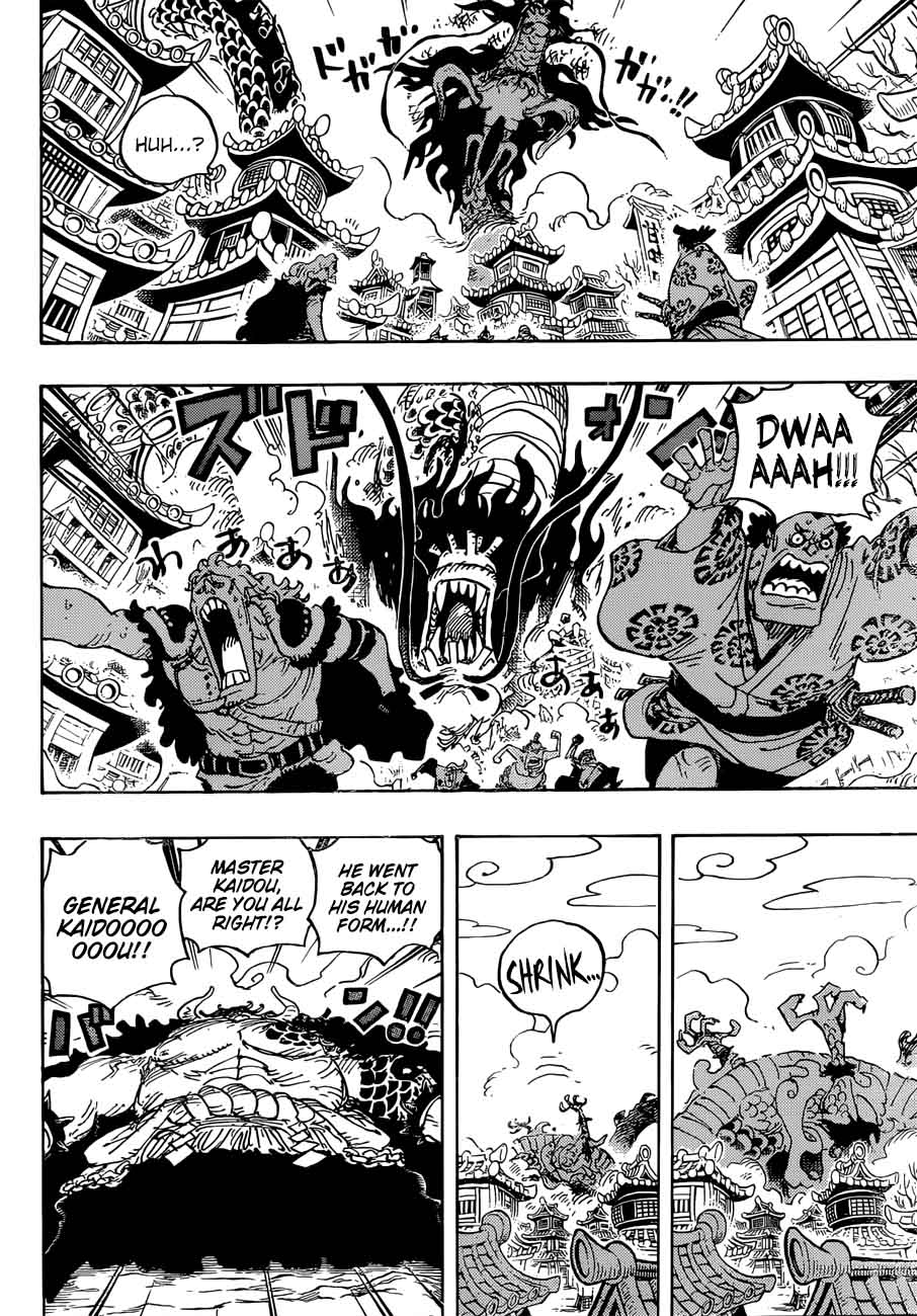 One Piece Chapter 923 page 10 - Chapter 923: Emperor of the Sea Kaidou vs. Luffy