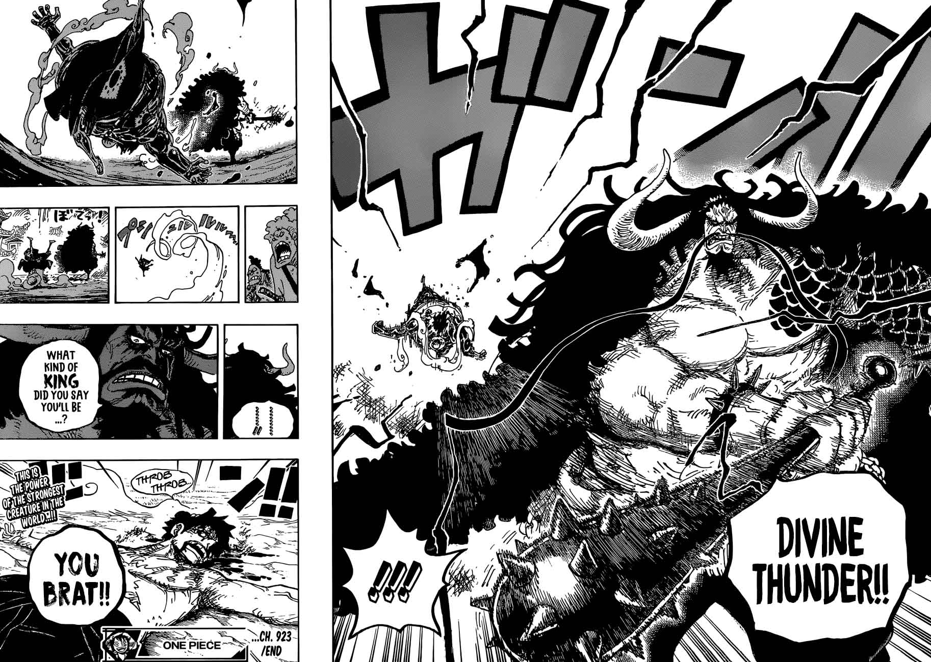 One Piece Chapter 923 page 13 - Chapter 923: Emperor of the Sea Kaidou vs. Luffy