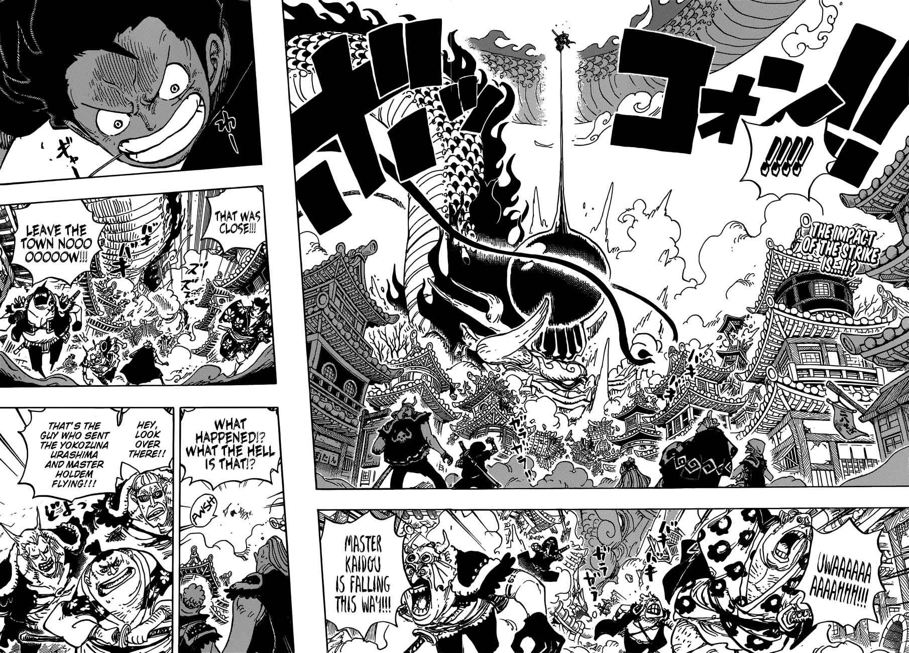 One Piece Chapter 923 page 2 - Chapter 923: Emperor of the Sea Kaidou vs. Luffy