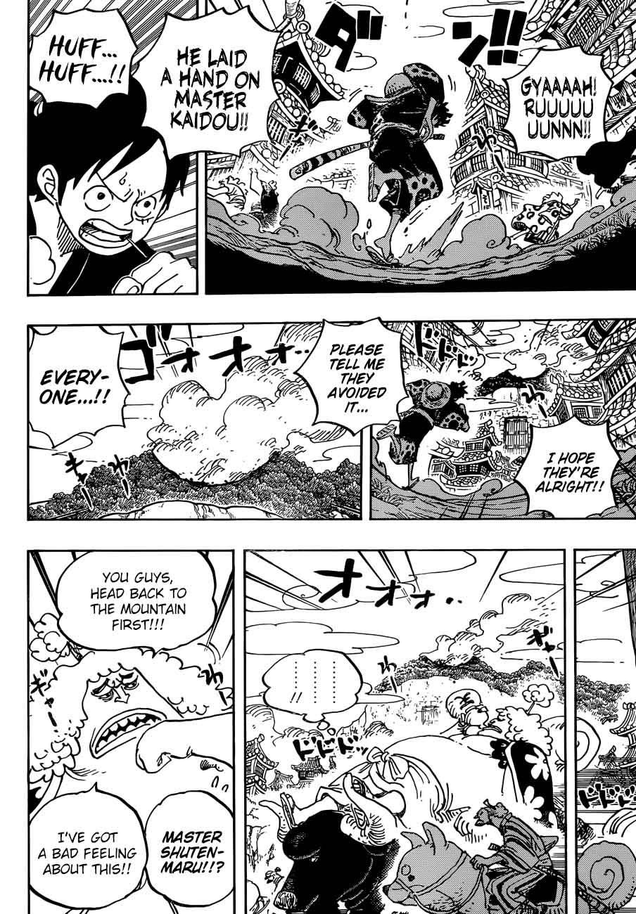One Piece Chapter 923 page 3 - Chapter 923: Emperor of the Sea Kaidou vs. Luffy