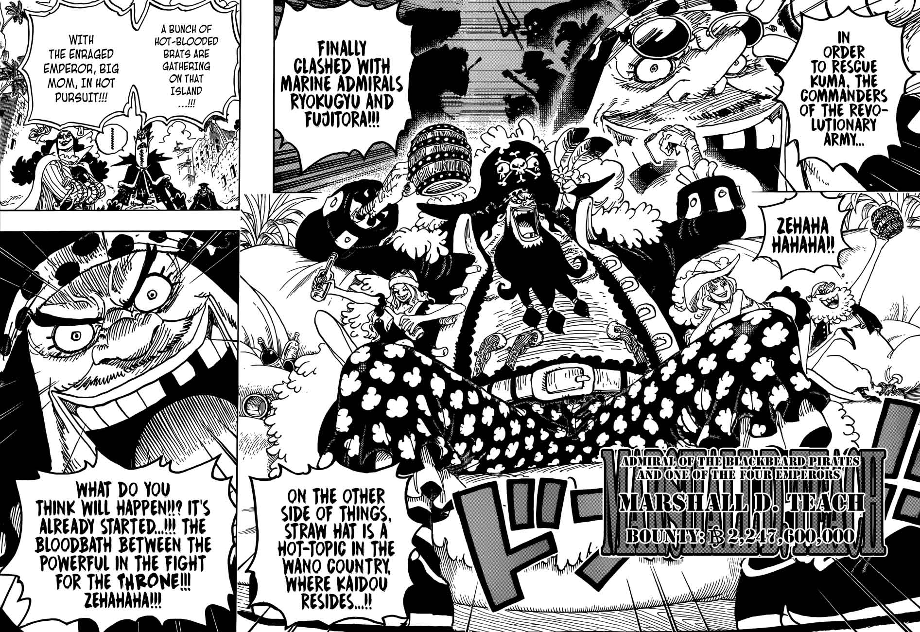 One Piece Chapter 925 page 10 - Chapter 925: Blank