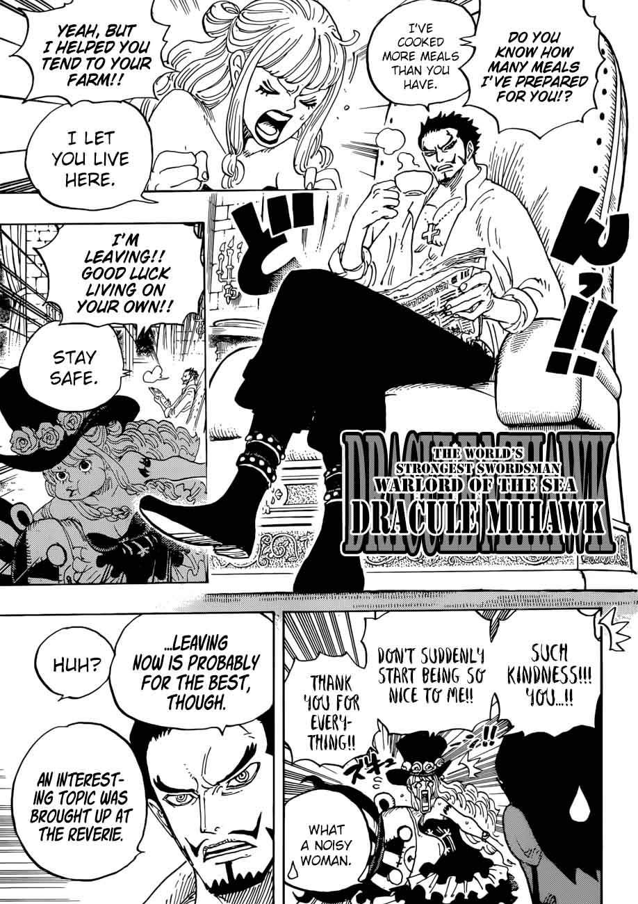 One Piece Chapter 925 page 3 - Chapter 925: Blank