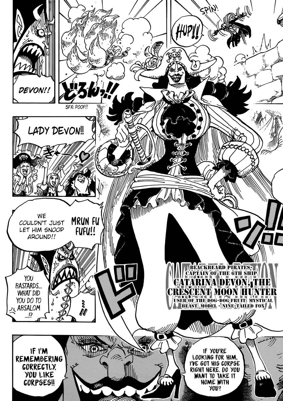 One Piece Chapter 925 page 8 - Chapter 925: Blank