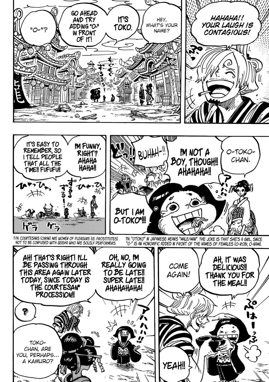 One Piece Chapter 927 page 10 - Chapter 927: O-Toko the Kamuro