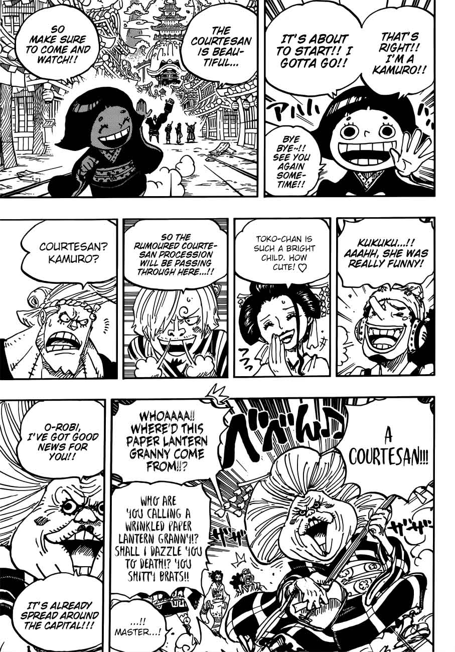 One Piece Chapter 927 page 11 - Chapter 927: O-Toko the Kamuro